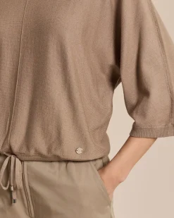 Strickshirt mit Fledermausarm