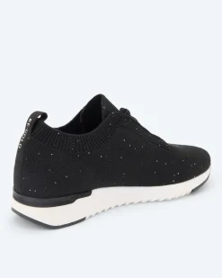 Stricksneaker mit Pailletten