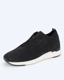 Stricksneaker mit Pailletten