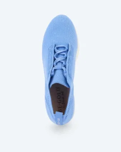Stricksneaker mit Pailletten