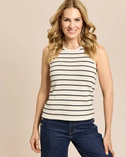 Stricktop gestreift