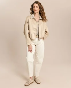 Suede Blouson