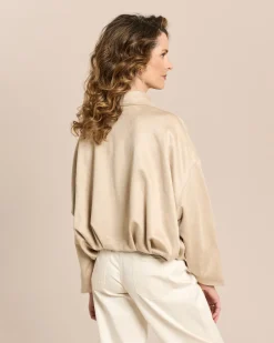 Suede Blouson
