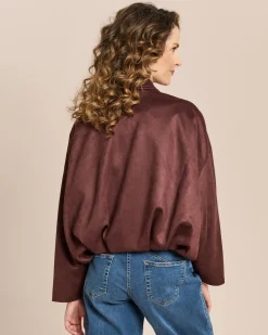Suede Blouson