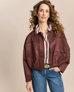 Suede Blouson