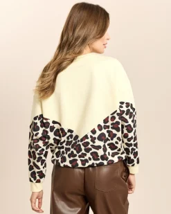Sweatshirt Amore mit Leo Print