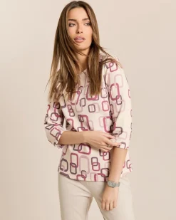 Sweatshirt mit Alloverdruck