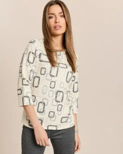 Sweatshirt mit Alloverdruck