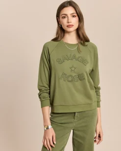 Sweatshirt mit gesticktem Branding
