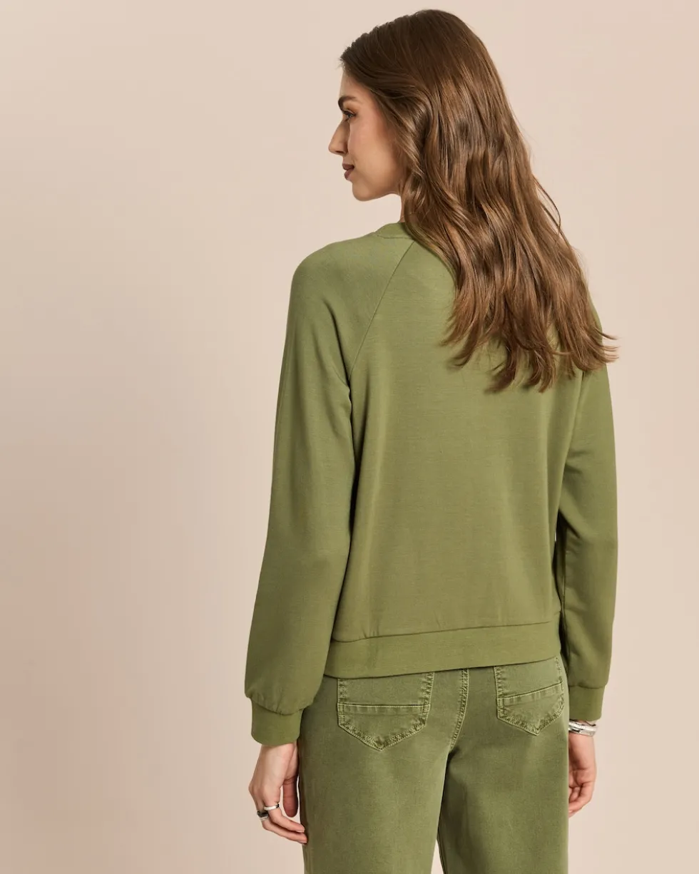 Sweatshirt mit gesticktem Branding