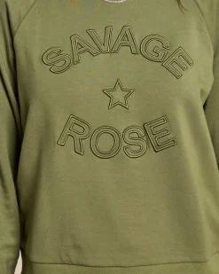 Sweatshirt mit gesticktem Branding