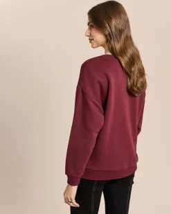 Sweatshirt mit Paillettendekoration