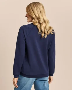 Sweatshirt mit Schulterdetail