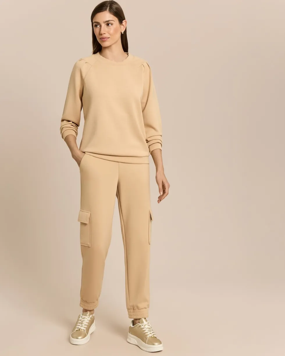 Sweatshirt mit Schulterdetail