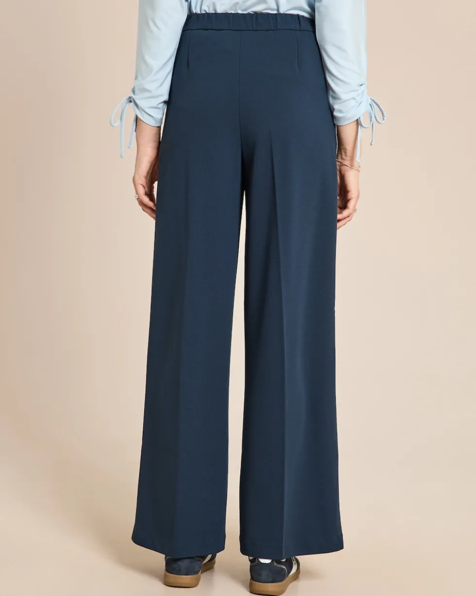 Techno Stretch Hose mit Knopfdetail