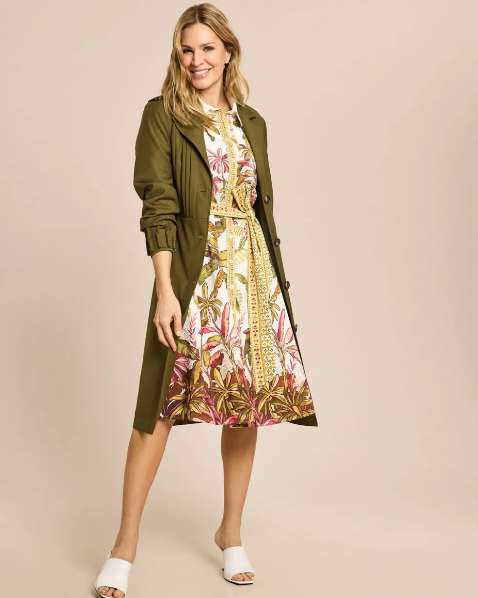Trenchcoat mit Gürtel