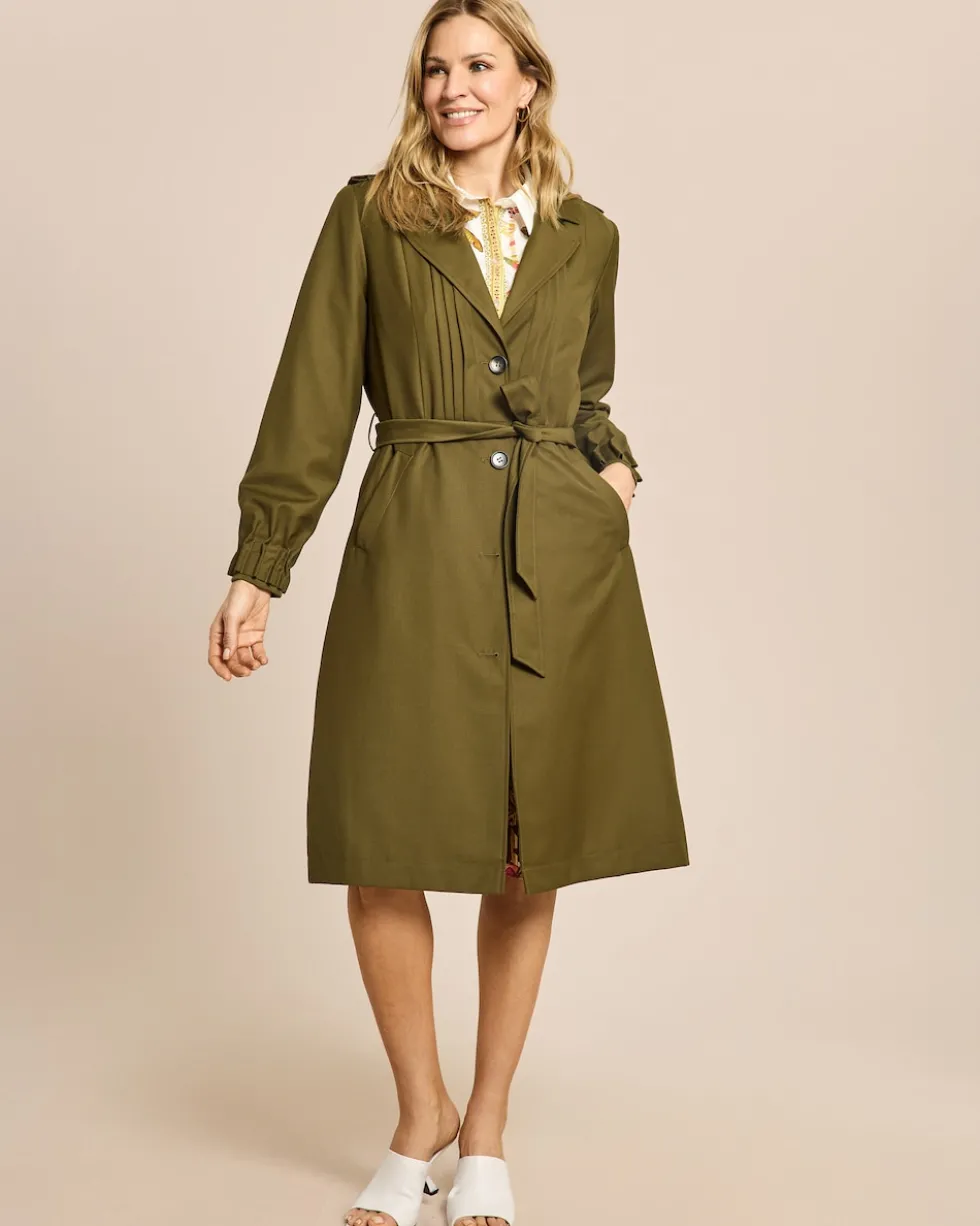 Trenchcoat mit Gürtel