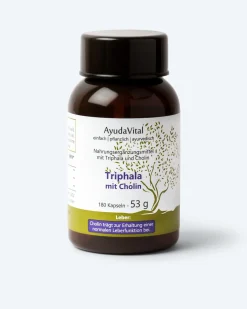 Triphala (Dreifrucht) mit Cholin, 180 Kps.