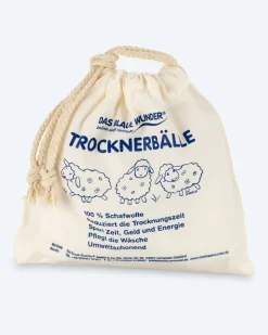 Trocknerbälle, 4er Set mit Beutel