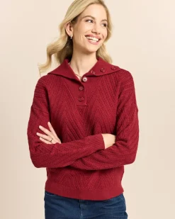 Troyer Pullover mit Struktur