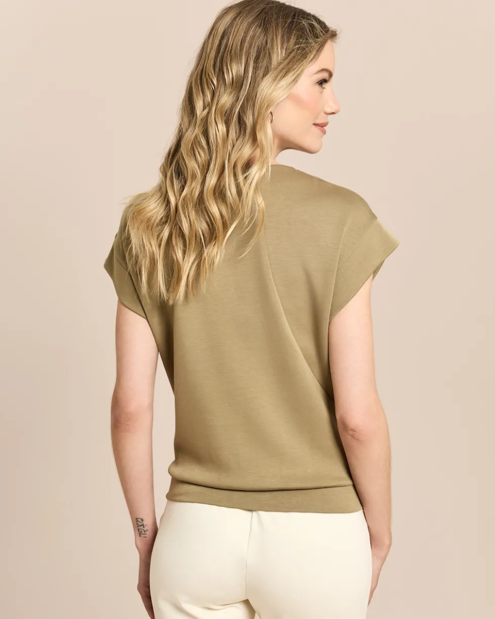 T-Shirt aus Sweatware