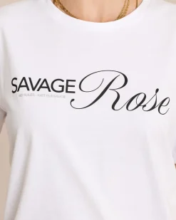 T-Shirt mit Schriftzug