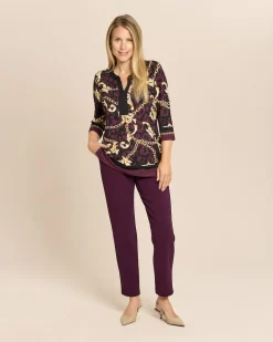 Tunikashirt mit Ornamentdruck