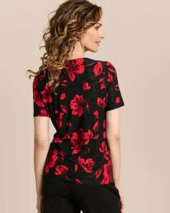 Twin-Set mit floralem Print