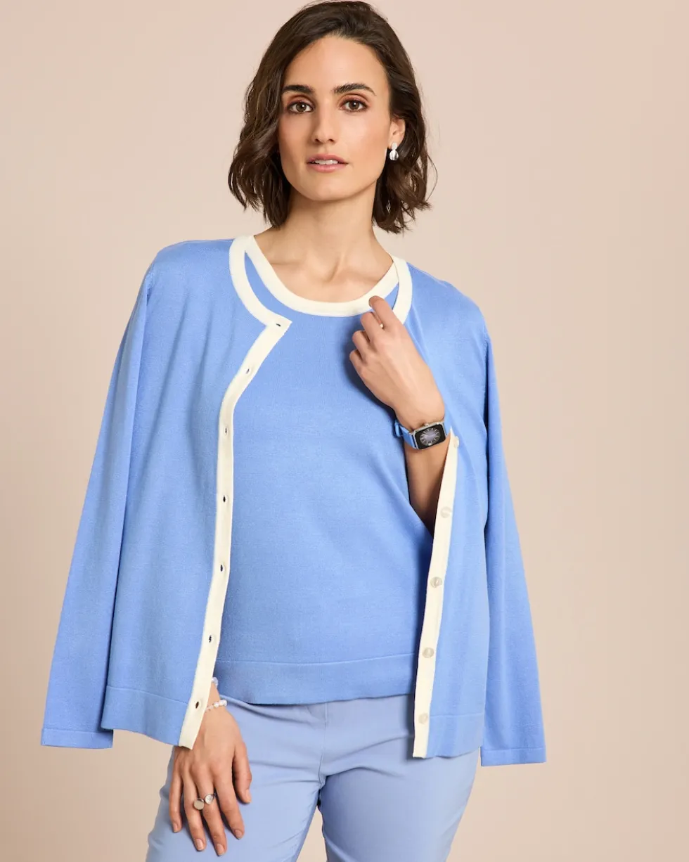 Twin-Set Strickjacke & Top