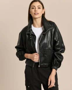 Vegane Lederjacke