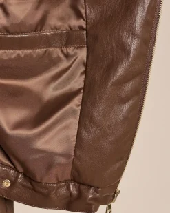 Vegane Lederjacke