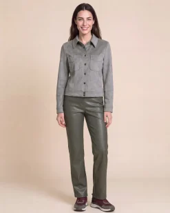 Velourslederimitat Jacke