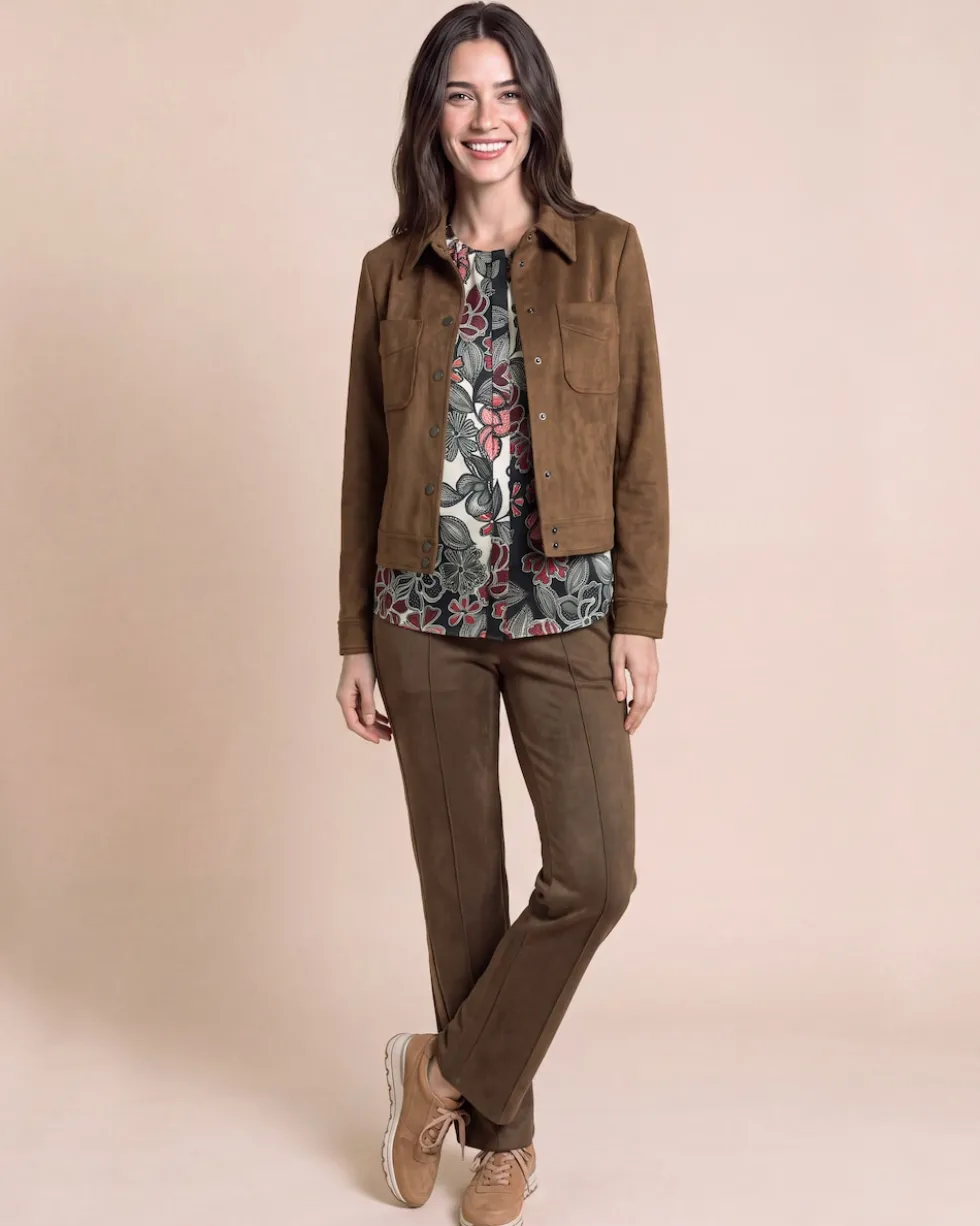 Velourslederimitat Jacke