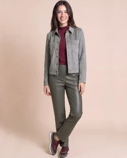 Velourslederimitat Jacke