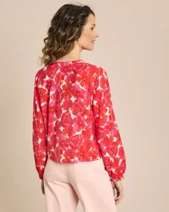 Viskosebluse bedruckt