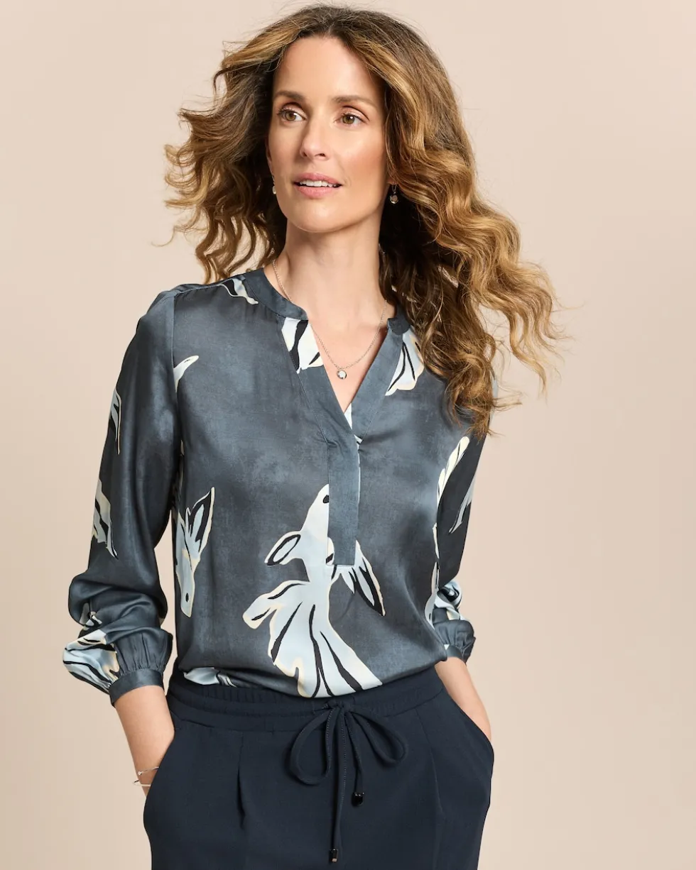 Viskosebluse bedruckt