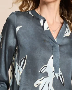 Viskosebluse bedruckt
