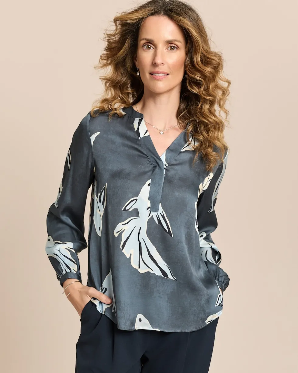 Viskosebluse bedruckt