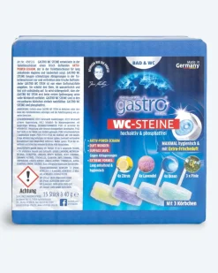 WC Steine 15 Stück + 3 Körbchen