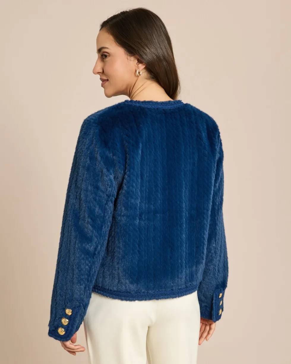 Webpelzjacke modische Optik