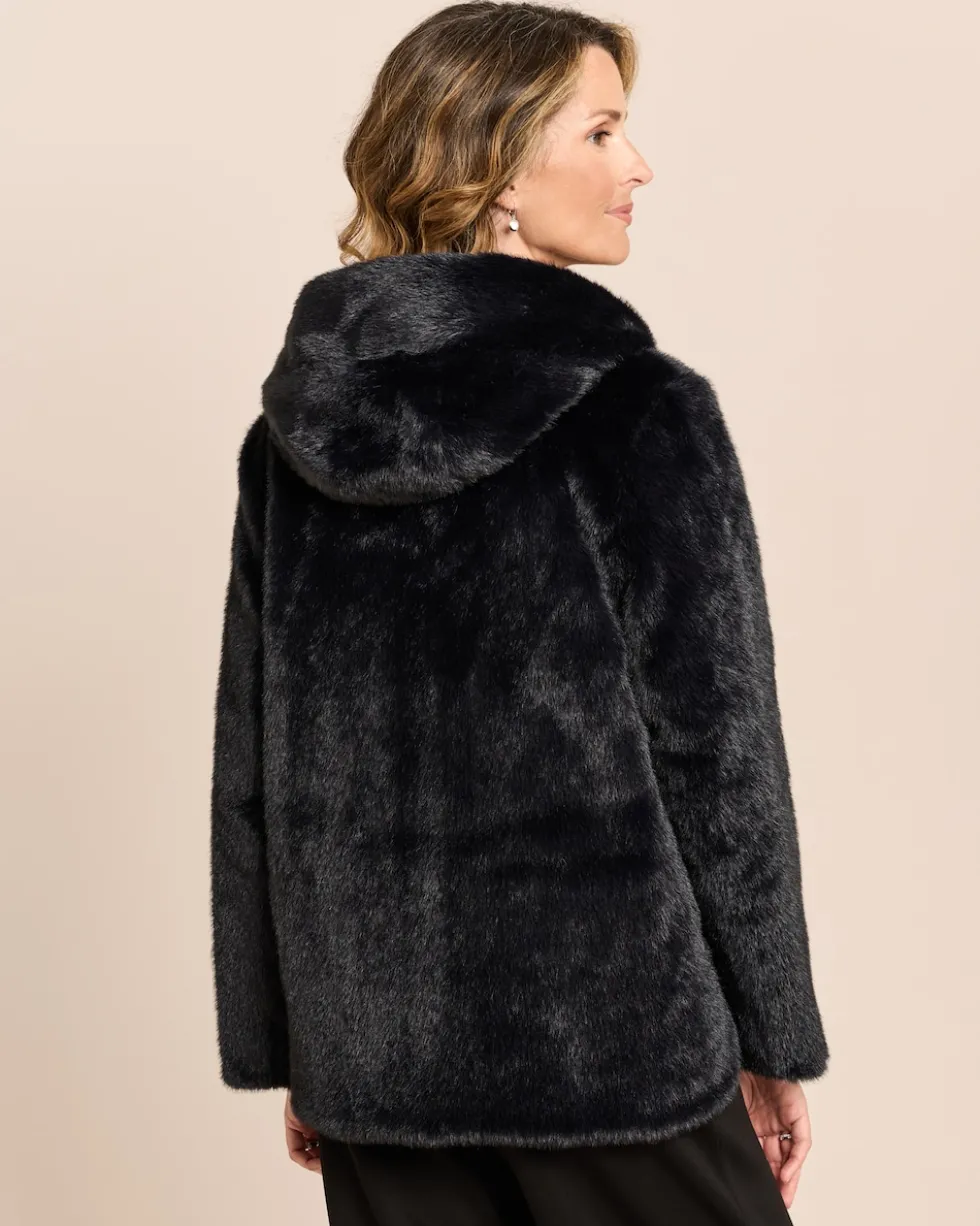 Webpelzjacke zum Wenden