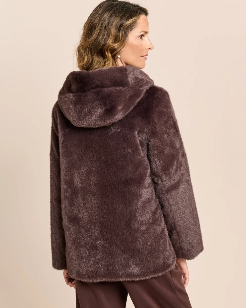Webpelzjacke zum Wenden