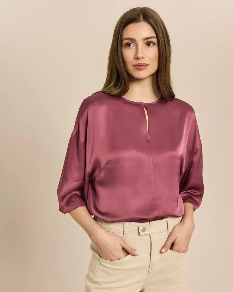 Webshirt aus Satin