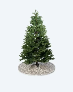 Weihnachtsbaumteppich „Kaninchenfelloptik