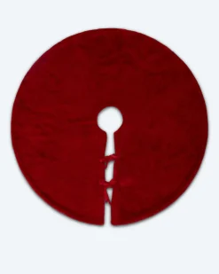 Weihnachtsbaumteppich „Kaninchenfelloptik