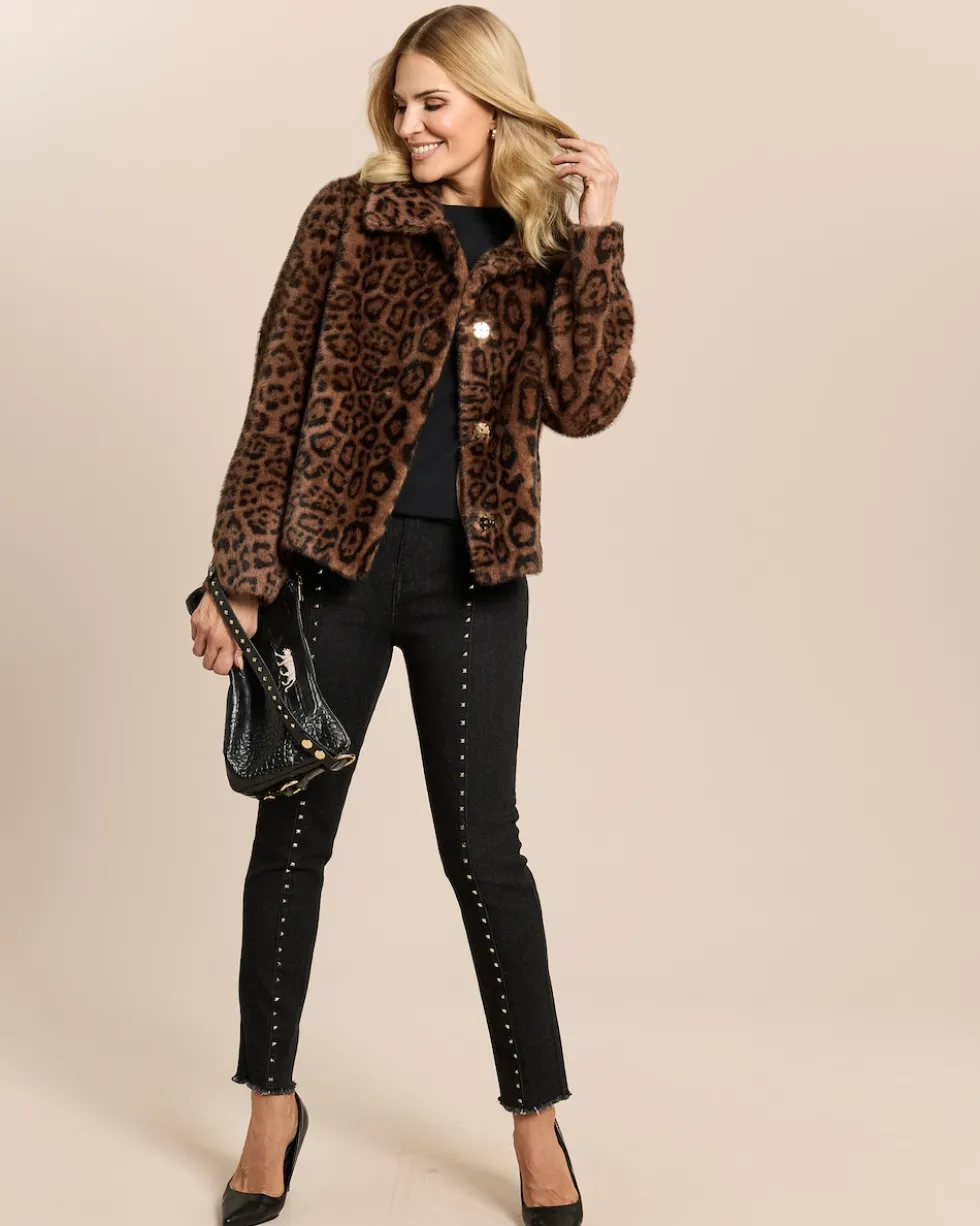 Wendejacke Webpelz/Velourimitat