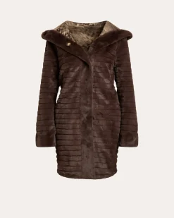 Wendewebpelz-Longjacke
