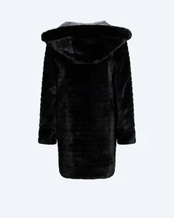 Wendewebpelz-Longjacke