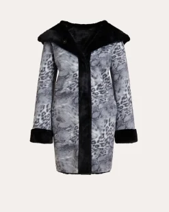 Wendewebpelz-Longjacke