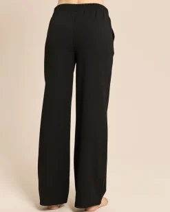 Wide Leg Hose aus Crêpe